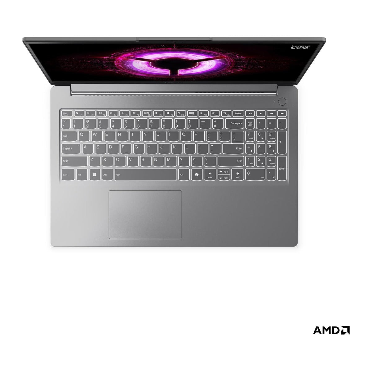 Lenovo Laptop Gaming LOQ 15ARP10E 15.6" FHD 144Hz AMD Ryzen 7 170 16GB DDR5 512GB SSD RTX 4050 6GB Windows 11 Home 83S0007FUS - Teclado en inglés (US)