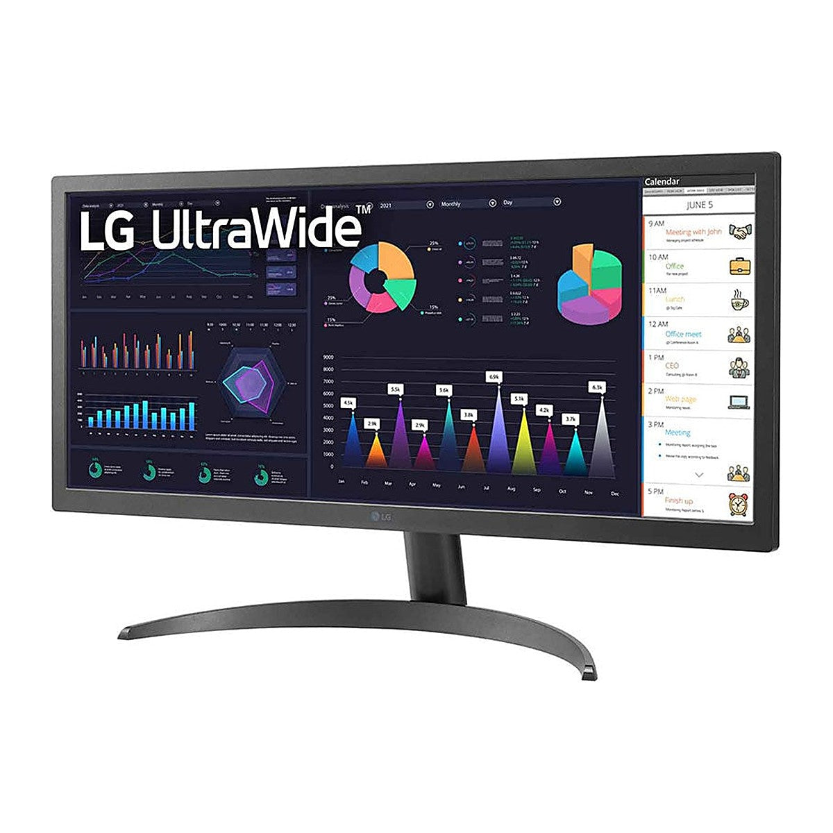 LG Monitor UltraWide 26WQ500-B 26" WFHD 75Hz IPS