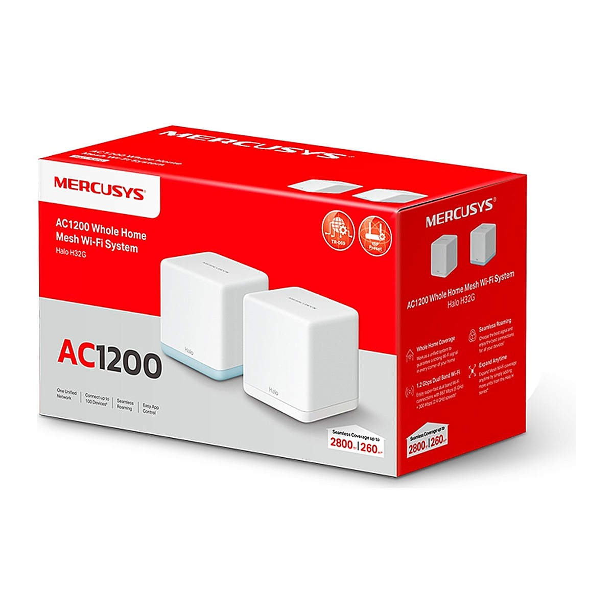 Mercusys Sistema Mesh Halo H32G AC1200 (2 unidades)