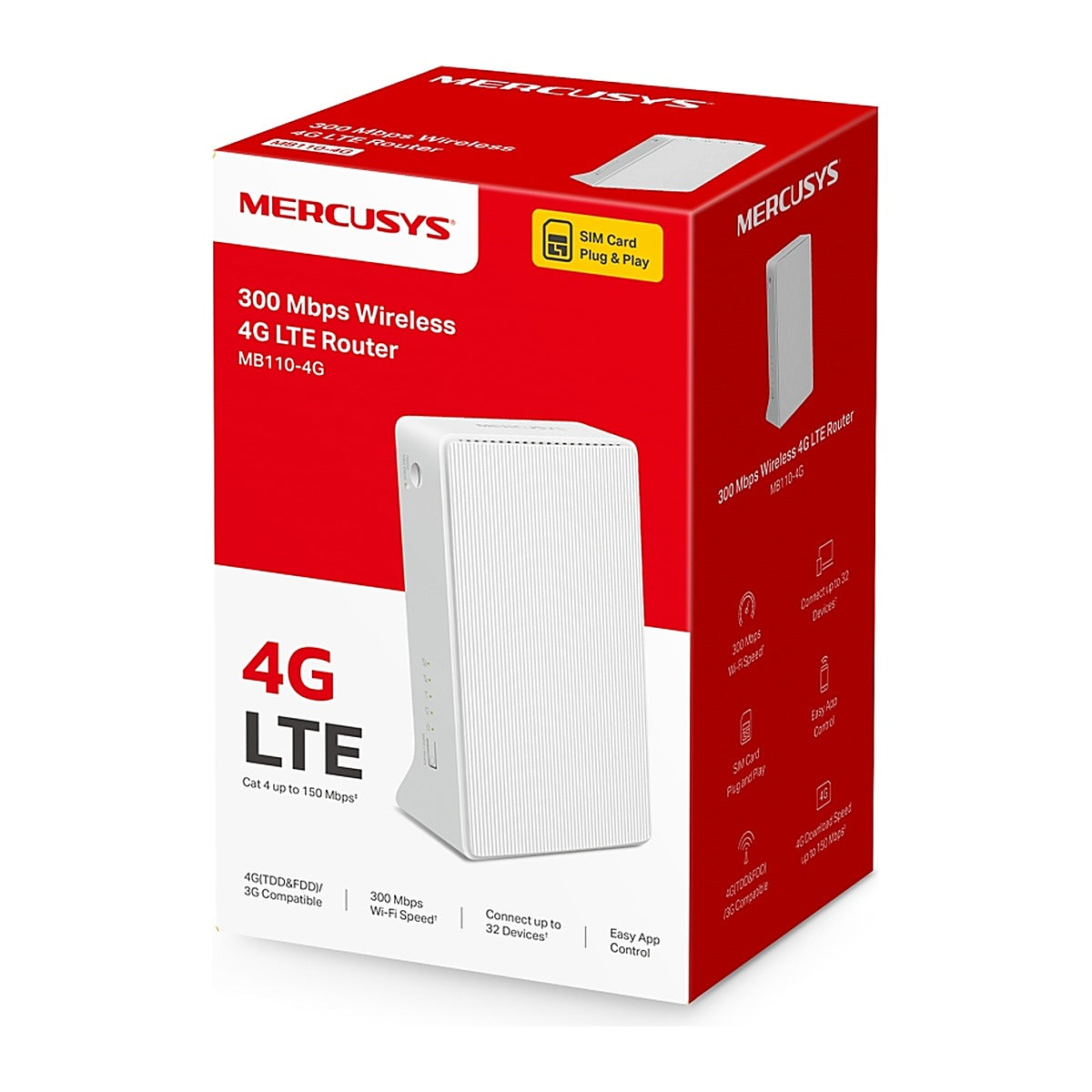 Mercusys Router 4G LTE MB110-4G N300