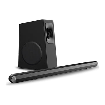 Moonki Barra de Sonido 2.1 MX-SB140BT21 140W con Subwoofer Inalámbrico Bluetooth HDMI ARC