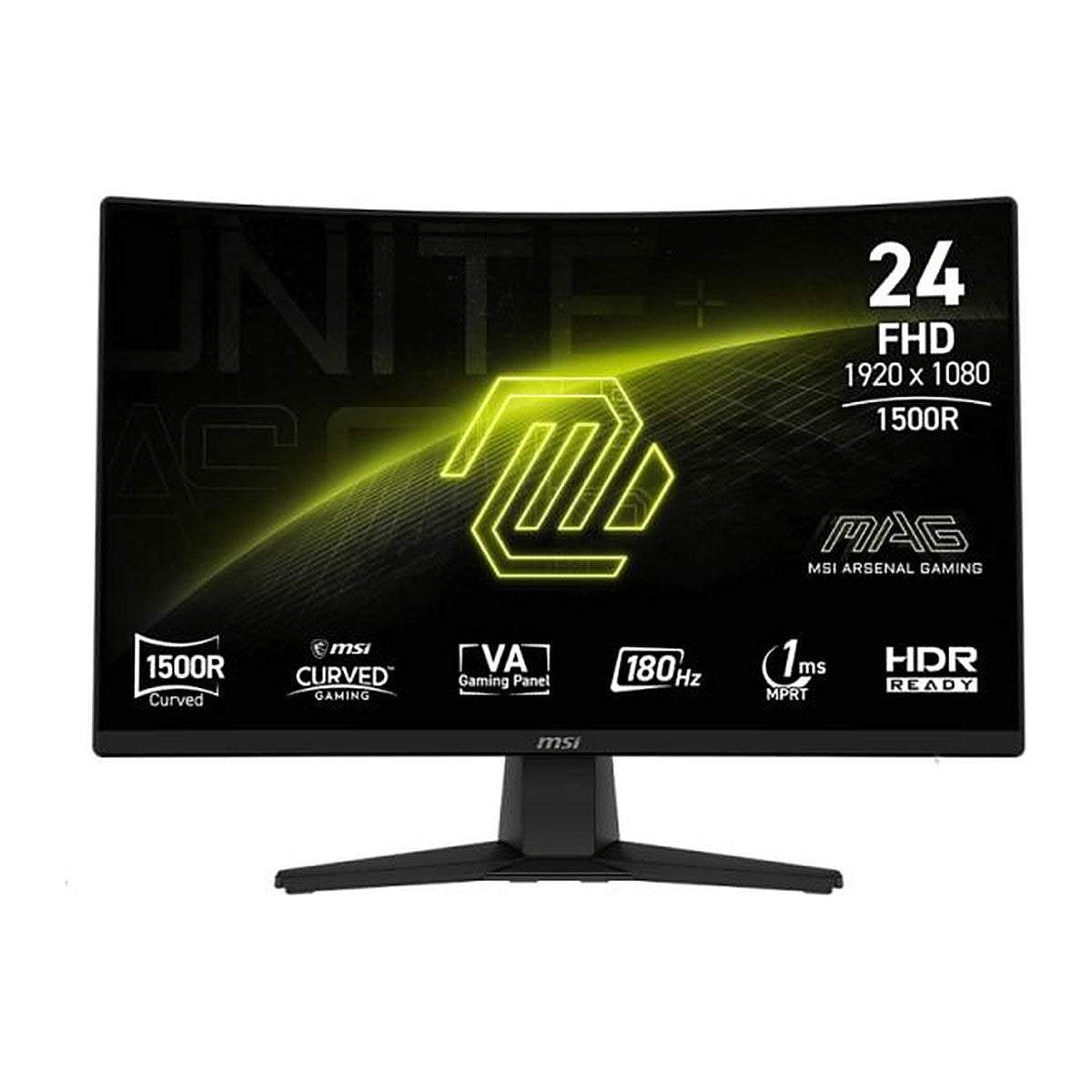 MSI Monitor Gaming MAG 242C 24" FHD 180Hz VA Curvo 9S6-3BC31T-004