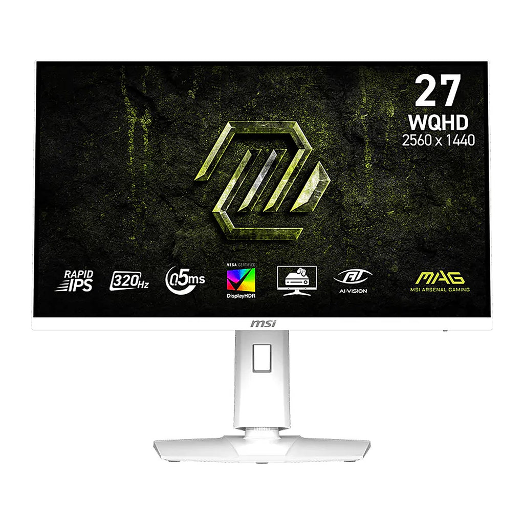 MSI Monitor Gaming MAG 274QRFW X32 27" QHD 320Hz Rapid IPS Blanco 9S6-3CE49H-036