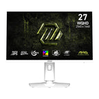 MSI Monitor Gaming MAG 274QRFW X32 27" QHD 320Hz Rapid IPS Blanco 9S6-3CE49H-036