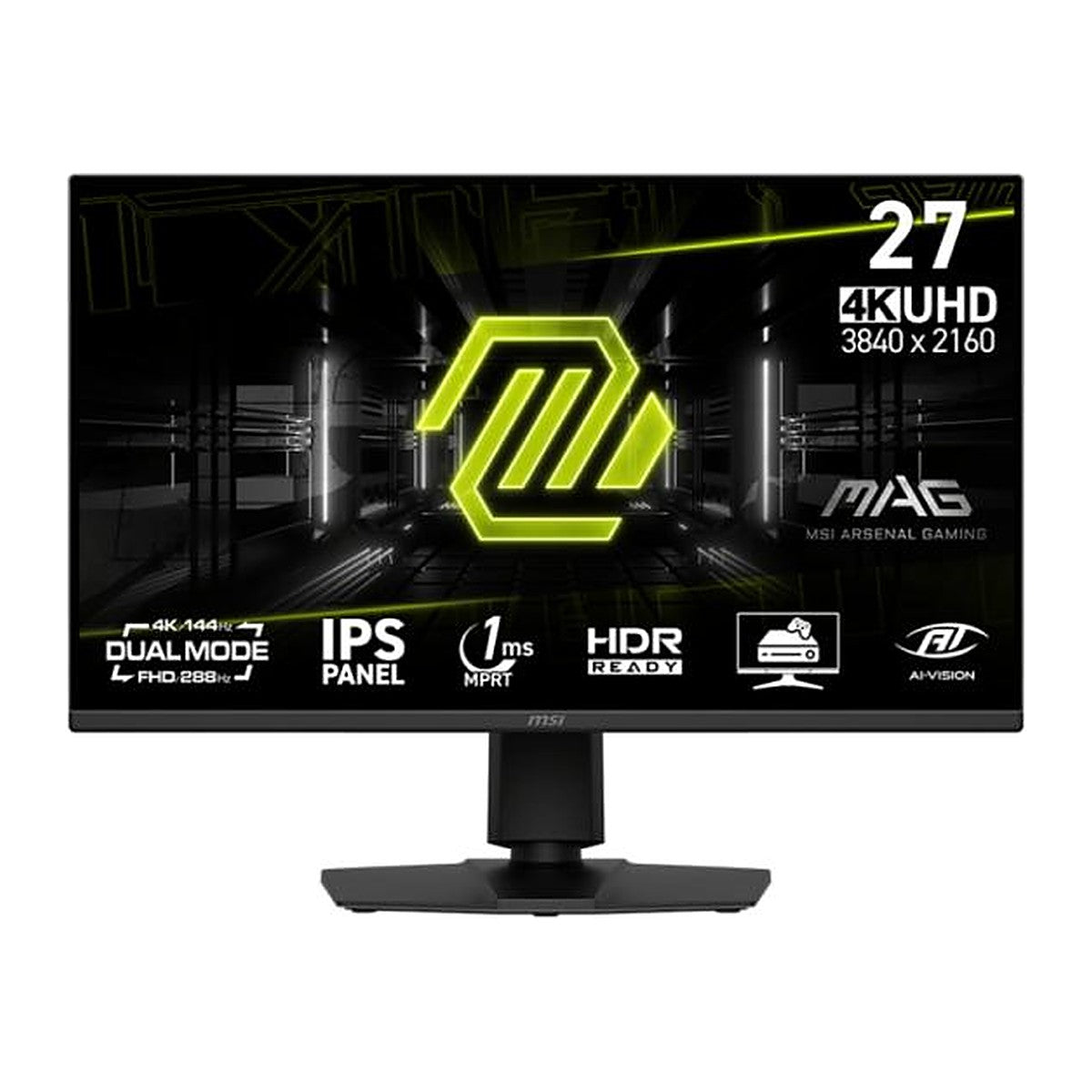 MSI Monitor Gaming MAG 275UPD E14 27" 4K 144Hz IPS 9S6-3CE89M-018