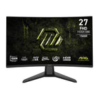 MSI Monitor Gaming MAG 274CF X24 27" FHD 240Hz Rapid VA Curvo 9S6-3CF51T-004