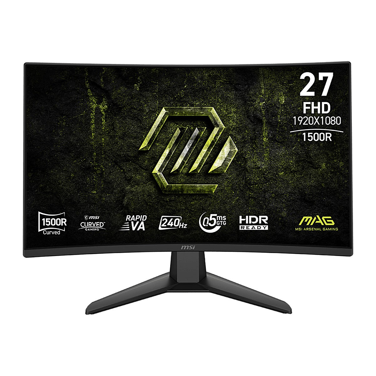 MSI Monitor Gaming MAG 274CF X24 27" FHD 240Hz Rapid VA Curvo 9S6-3CF51T-004