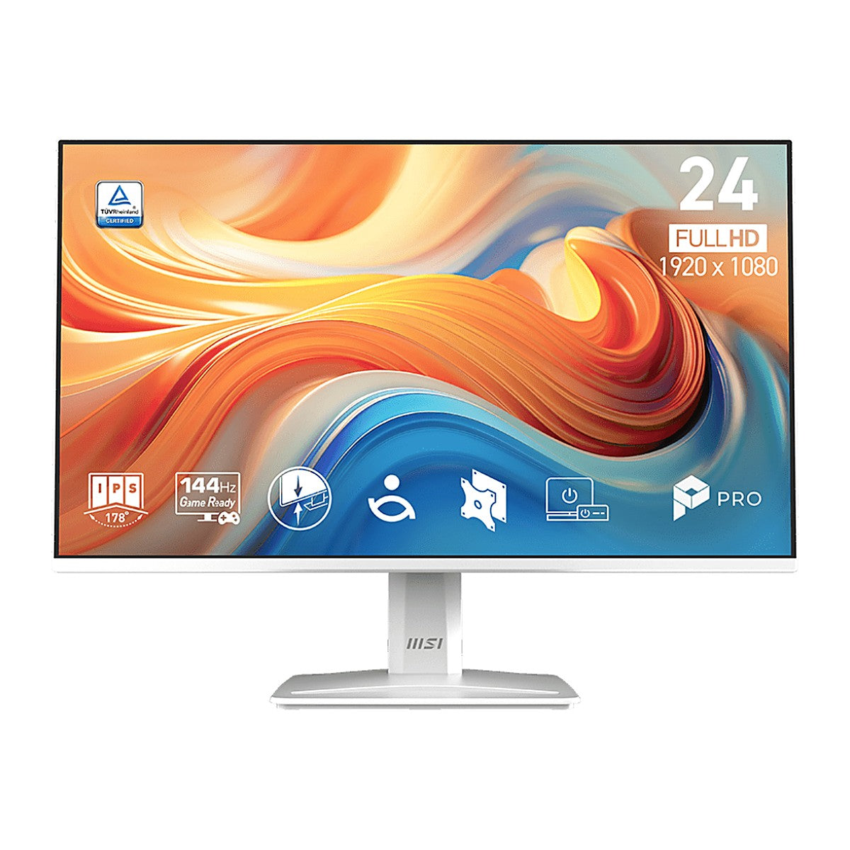 MSI Monitor PRO MP243W E14 24" FHD 144Hz IPS Blanco 9S6-3PD1CT-032