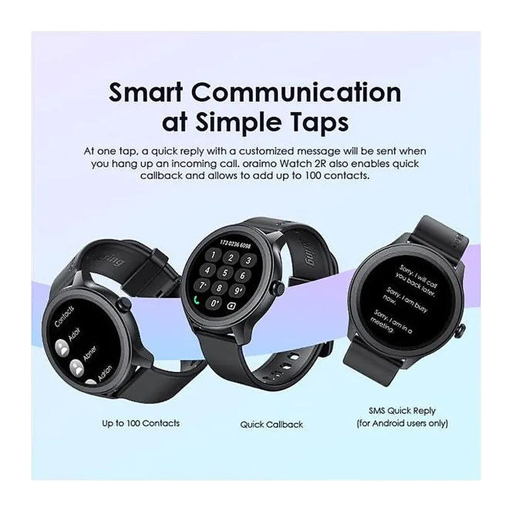 Oraimo Reloj Inteligente Watch 2R OSW-30 1.39" Negro