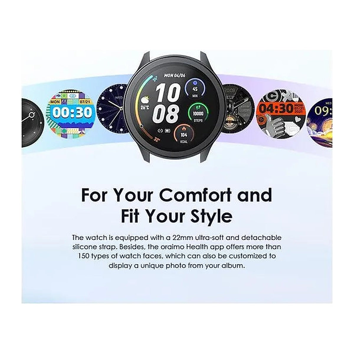 Oraimo Reloj Inteligente Watch 2R OSW-30 1.39" Negro