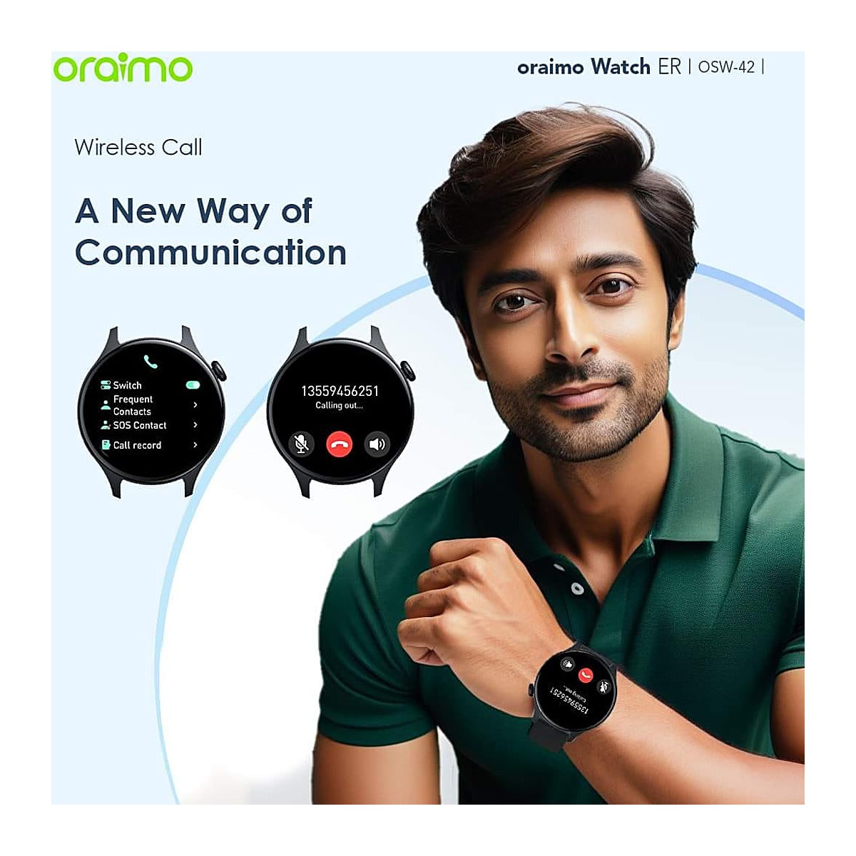 Oraimo Reloj Inteligente Watch ER OSW-42 1.43" AMOLED Negro