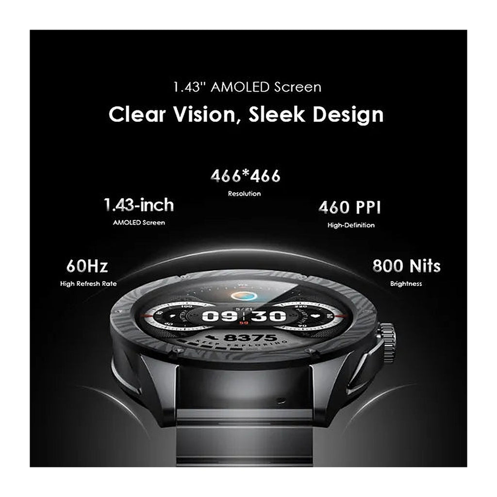 Oraimo Reloj Inteligente Watch Pro NT OSW-850H 1.43" AMOLED Negro
