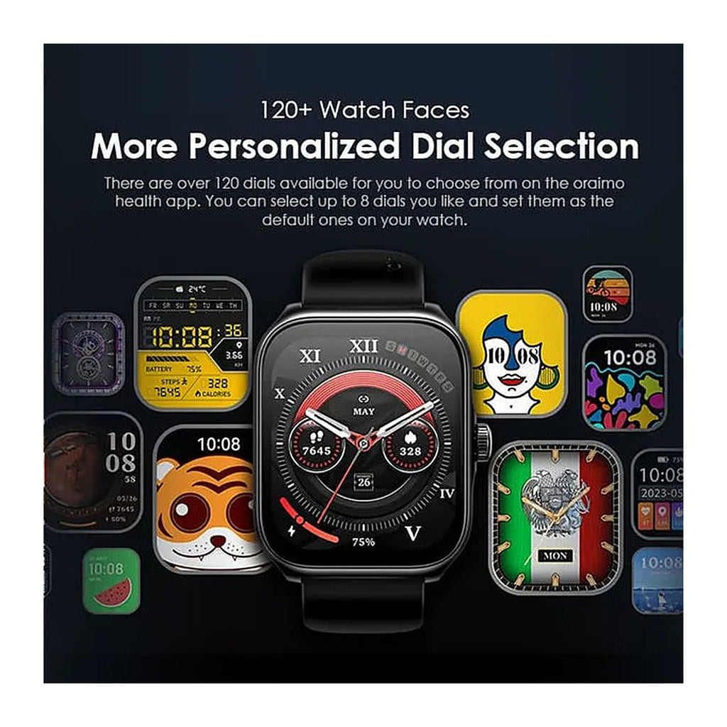 Oraimo Reloj Inteligente Watch Nova AM OSW-812 2.01" AMOLED Negro