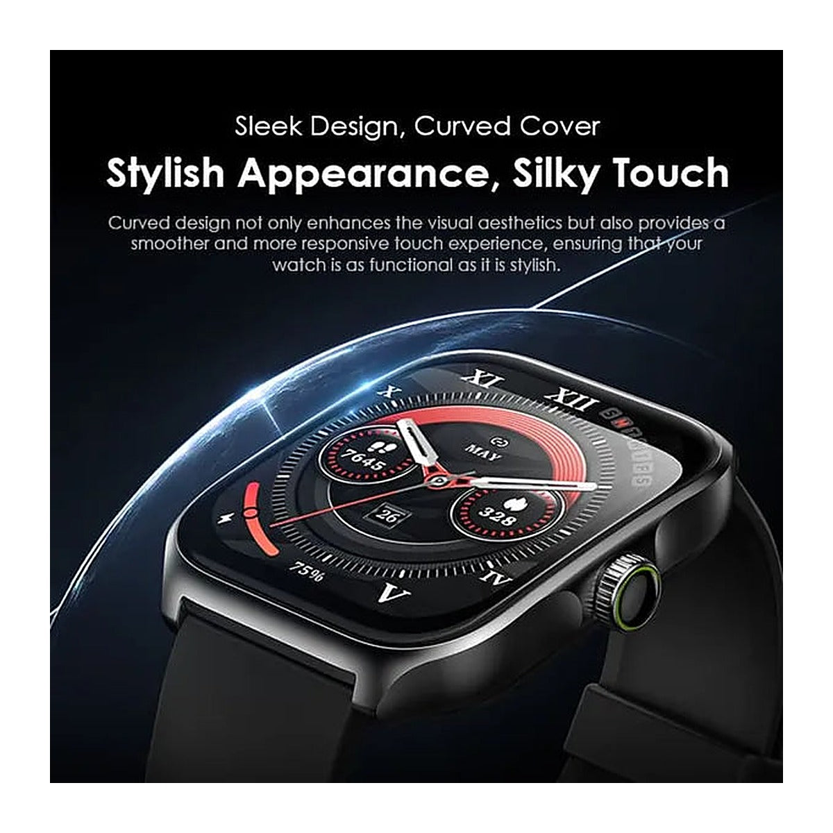 Oraimo Reloj Inteligente Watch Nova AM OSW-812 2.01" AMOLED Negro