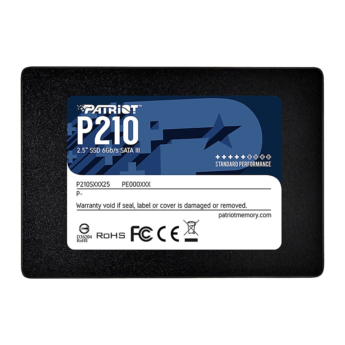Patriot SSD Interno P210 512GB 2.5" SATA III 520 MB/s P210S512G25