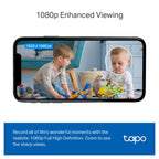 TP-Link Tapo Cámara Wi-Fi C100 1080p para Interior con Visión Nocturna