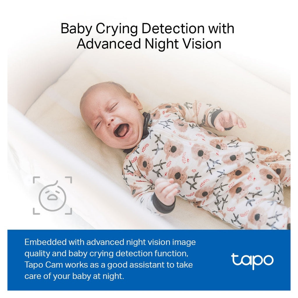 TP-Link Tapo Cámara Wi-Fi C100 1080p para Interior con Visión Nocturna