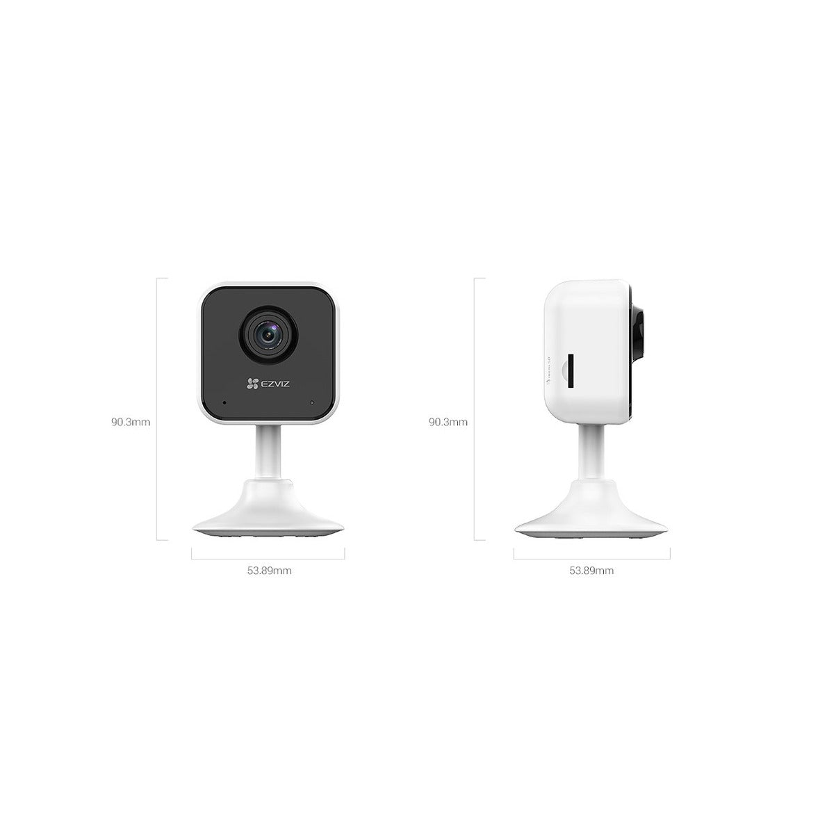 EZVIZ Cámara Wi-Fi H1c 1080p para Interior con Base Magnética