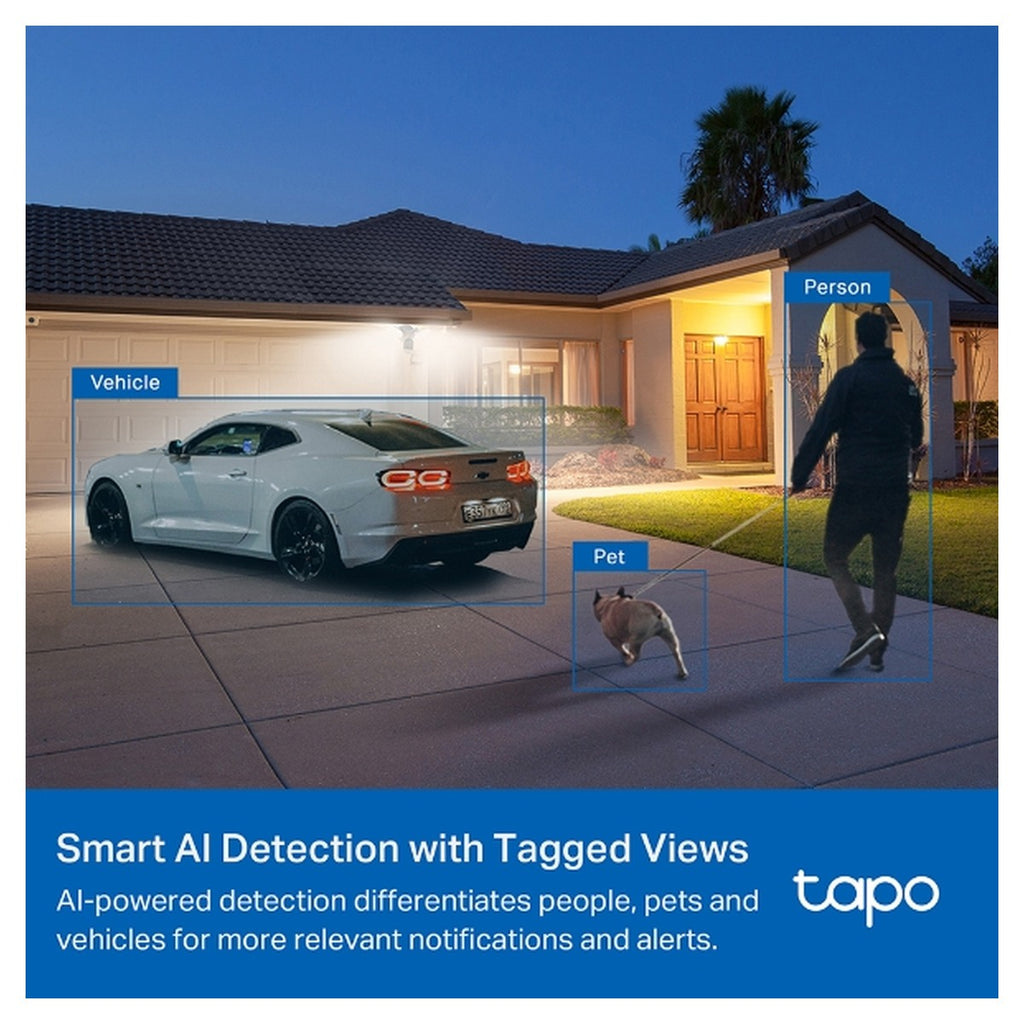 TP-Link Tapo Cámara con Reflectores C720 2K 2800 lm IP65 (versión US)