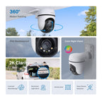 TP-Link Tapo Cámara Wi-Fi Exterior Pan/Tilt C510W 2K IP65 (versión US)