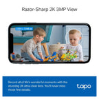 TP-Link Tapo Cámara Wi-Fi C110 2K 3MP para Interior