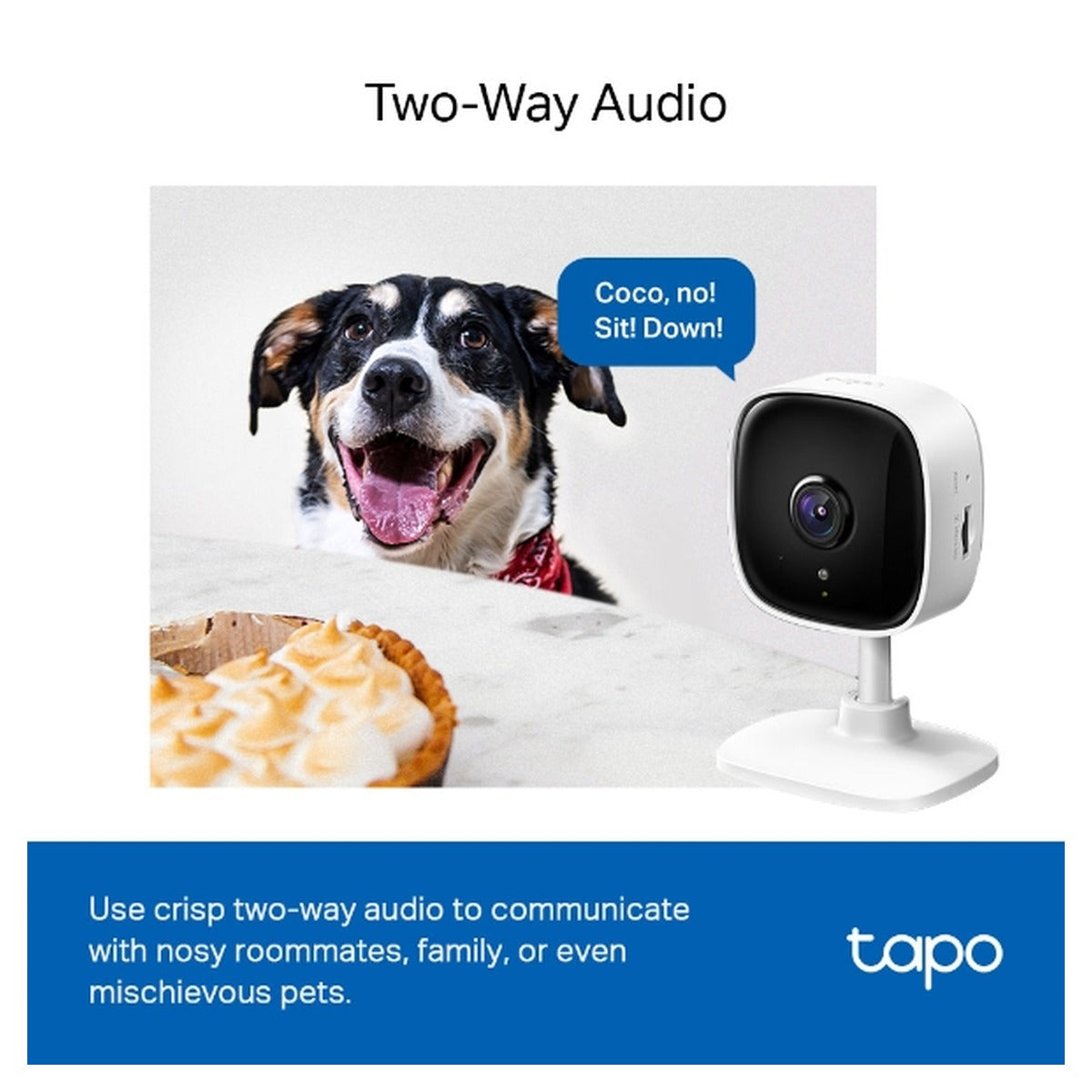 TP-Link Tapo Cámara Wi-Fi C110 2K 3MP para Interior