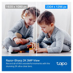 TP-Link Tapo Cámara Wi-Fi Pan/Tilt C210 2K 3MP para Interior