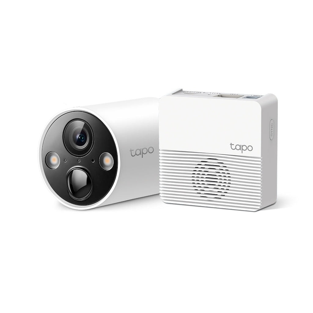 TP-Link Tapo Kit Cámara con Batería C420S1 2K + Hub H200
