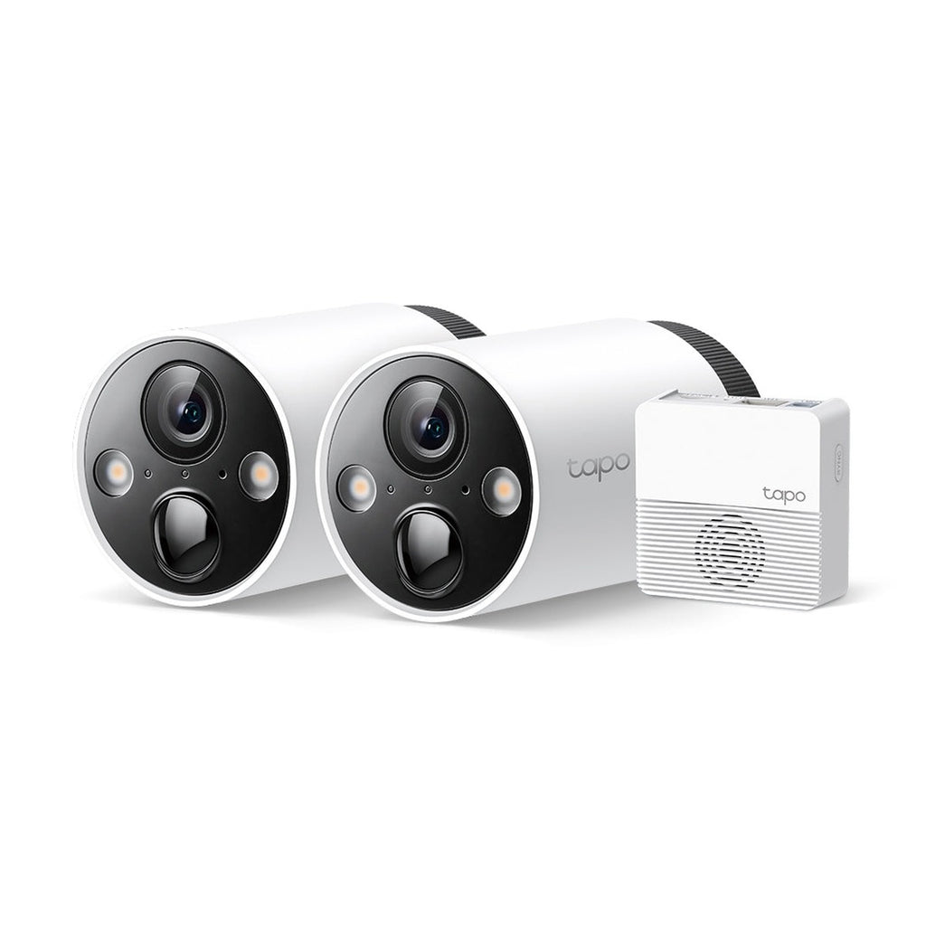 TP-Link Tapo Kit 2 Cámaras con Batería C420S2 2K + Hub H200
