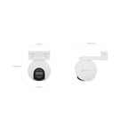 EZVIZ Cámara Wi-Fi Pan/Tilt H80x Dual 4K Doble Lente Exterior IP65