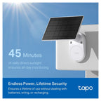 TP-Link Tapo Kit Cámara Solar C410 2K 3MP con Panel A201 (versión US)