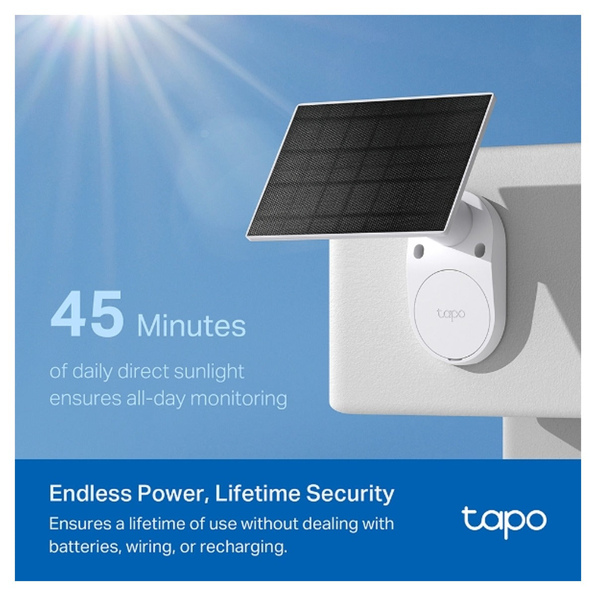 TP-Link Tapo Kit Cámara Solar C410 2K 3MP con Panel A201 (versión US)