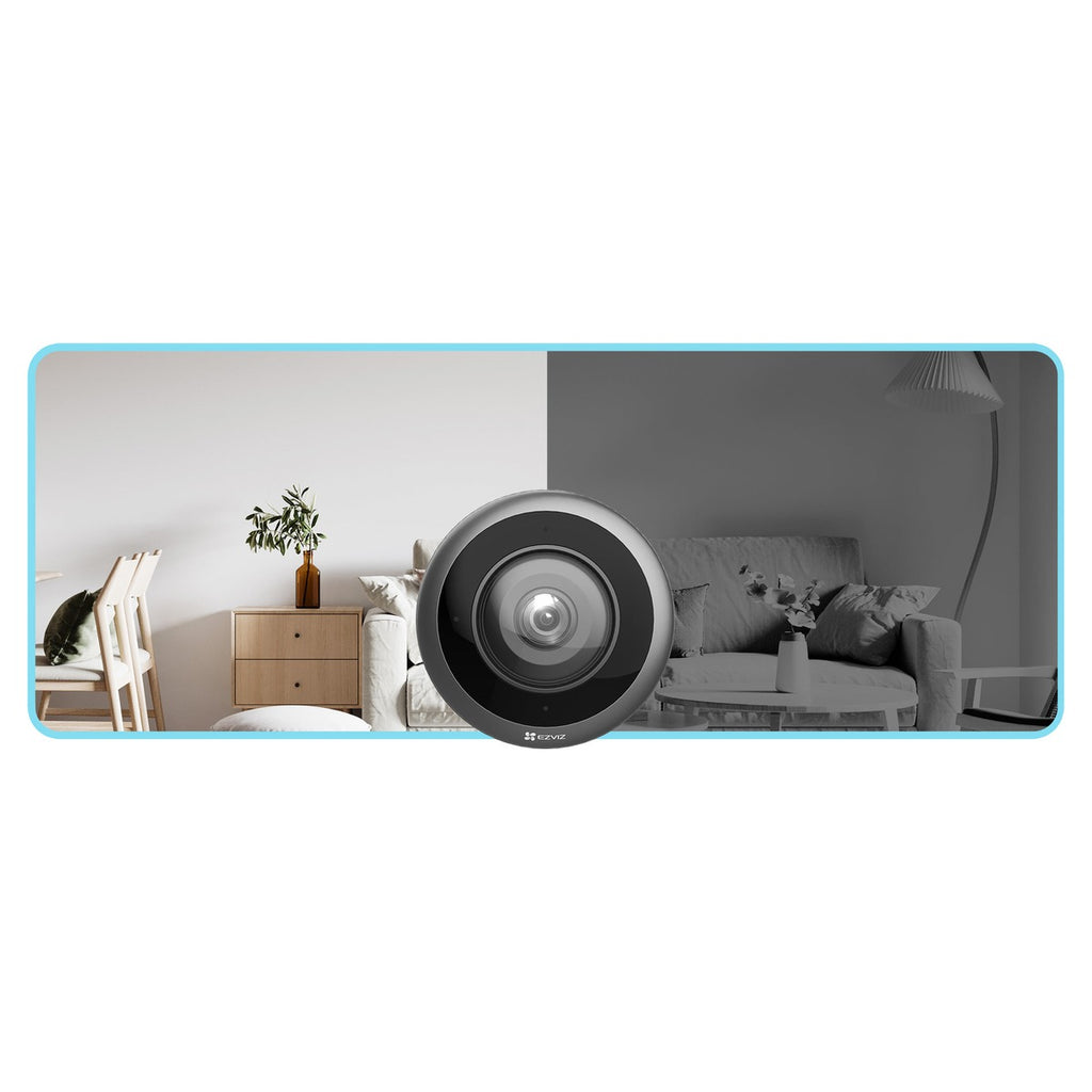 EZVIZ Cámara Wi-Fi Ojo de Pez E4p 3K+ 6MP Vista 360° para Interior