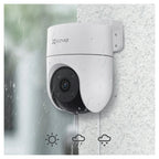 EZVIZ Cámara 4G y Wi-Fi Pan/Tilt H8c Pro 4G 3K Exterior IP66
