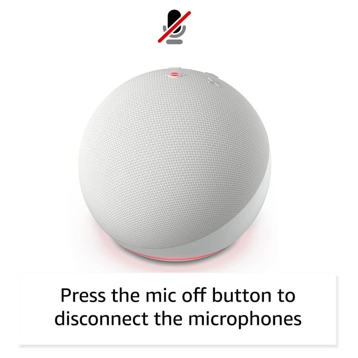 Amazon Echo Dot (5ta Gen, 2022) Parlante Inteligente con Alexa, Blanco