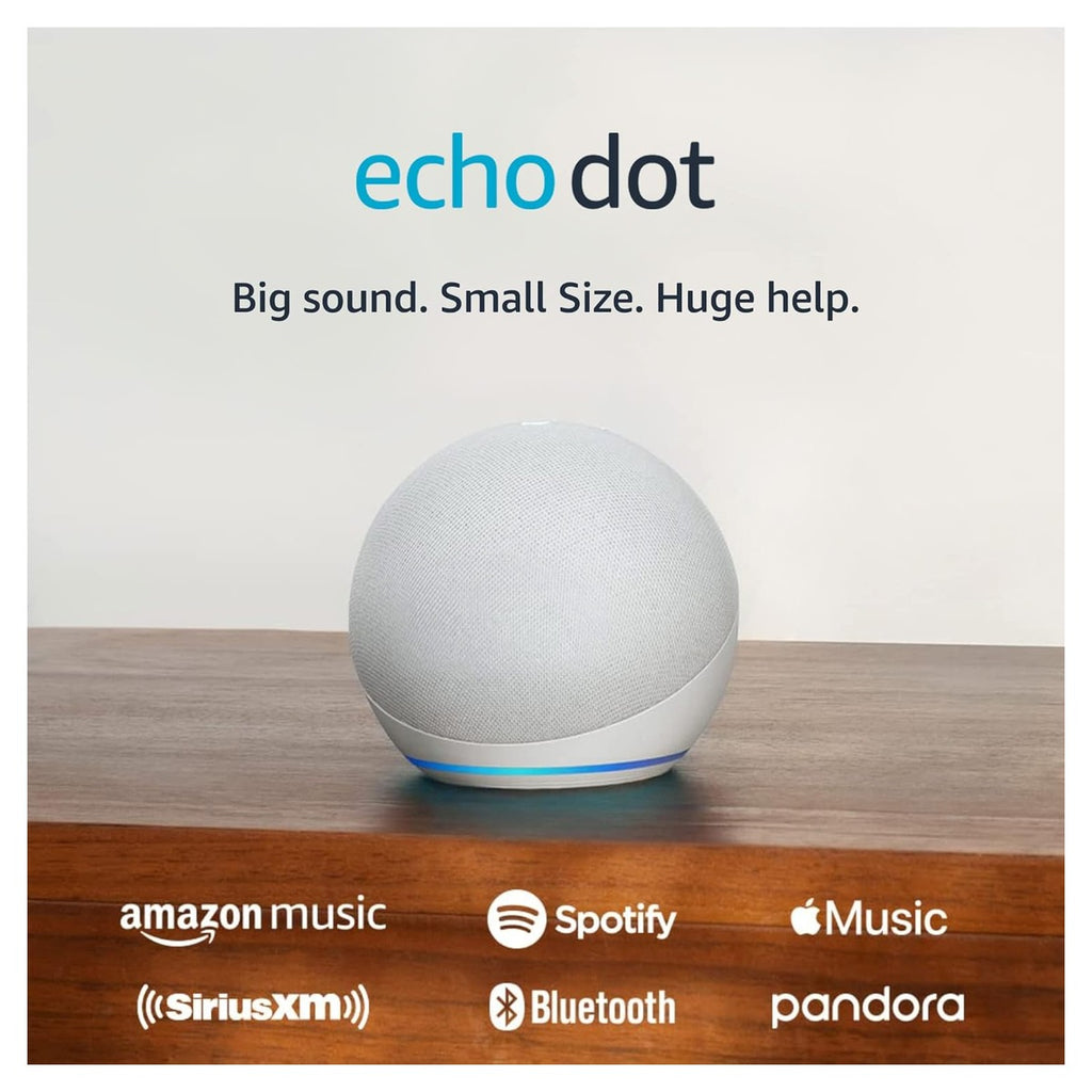 Amazon Echo Dot (5ta Gen, 2022) Parlante Inteligente con Alexa, Blanco