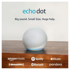 Amazon Echo Dot (5ta Gen, 2022) Parlante Inteligente con Alexa, Blanco