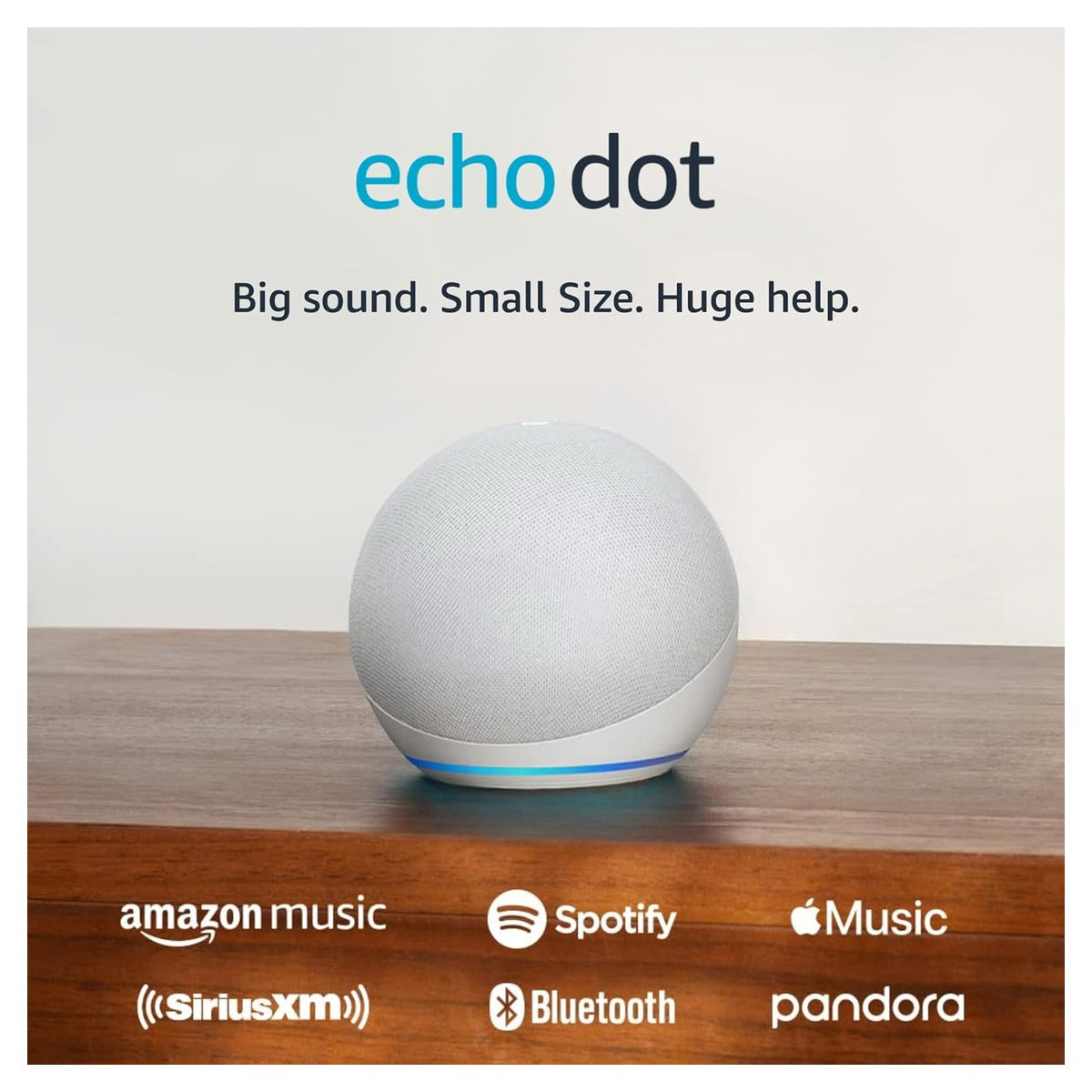 Amazon Echo Dot (5ta Gen, 2022) Parlante Inteligente con Alexa, Blanco