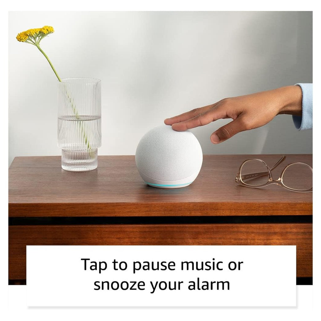 Amazon Echo Dot (5ta Gen, 2022) Parlante Inteligente con Alexa, Blanco