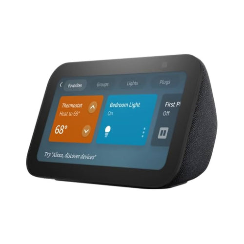 Amazon Echo Show 5 (3ra Gen, 2023) Pantalla Inteligente 5.5" con Alexa, Negro