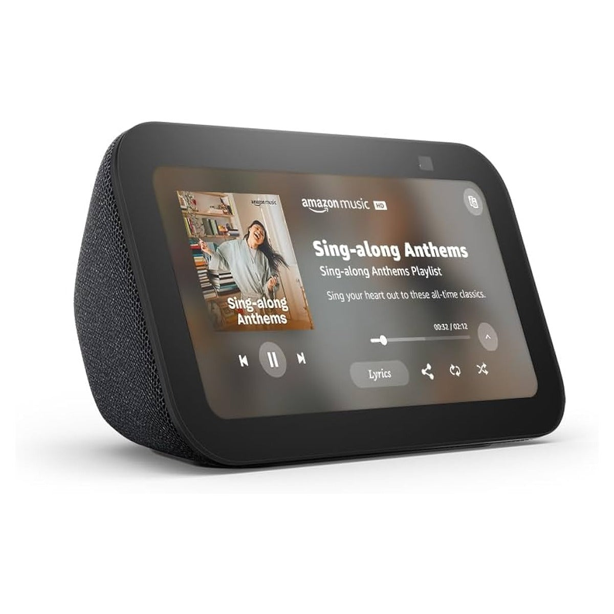 Amazon Echo Show 5 (3ra Gen, 2023) Pantalla Inteligente 5.5" con Alexa, Negro