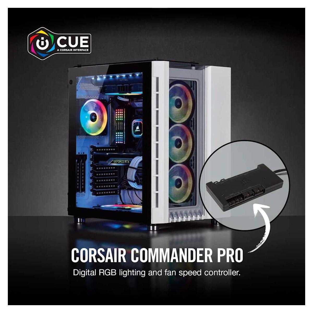 Corsair iCUE Commander PRO Controlador RGB y de Ventiladores (CL-9011110-WW)