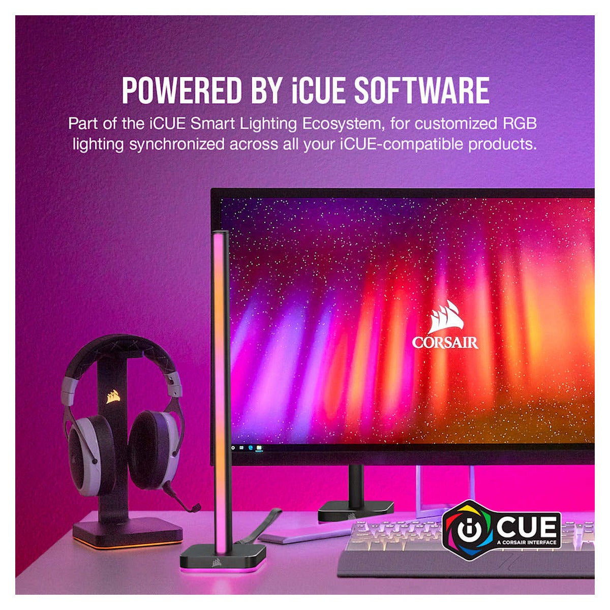 Corsair iCUE LT100 Torres de Iluminación RGB, Kit Inicial (CD-9010002-NA)