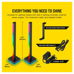 Corsair iCUE LT100 Torres de Iluminación RGB, Kit Inicial (CD-9010002-NA)
