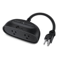 TP-Link Kasa KP400 Regleta Inteligente para Exterior, 2 Tomas, IP64