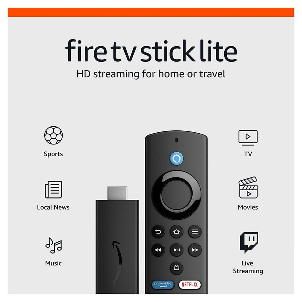 Amazon Fire TV Stick Lite (2020) Full HD, Control por Voz Alexa