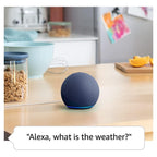 Amazon Echo Dot (5ta Gen, 2022) Parlante Inteligente con Alexa, Azul