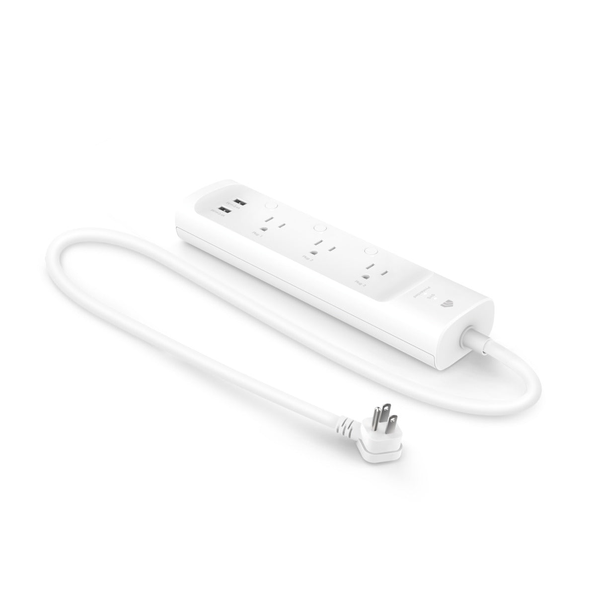 TP-Link Kasa KP303 Regleta Inteligente Wi-Fi, 3 Tomas y 2 USB, Protector de Picos