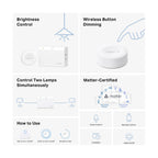 TP-Link Tapo P135 Kit Enchufe Inteligente Atenuador con Botón Inteligente