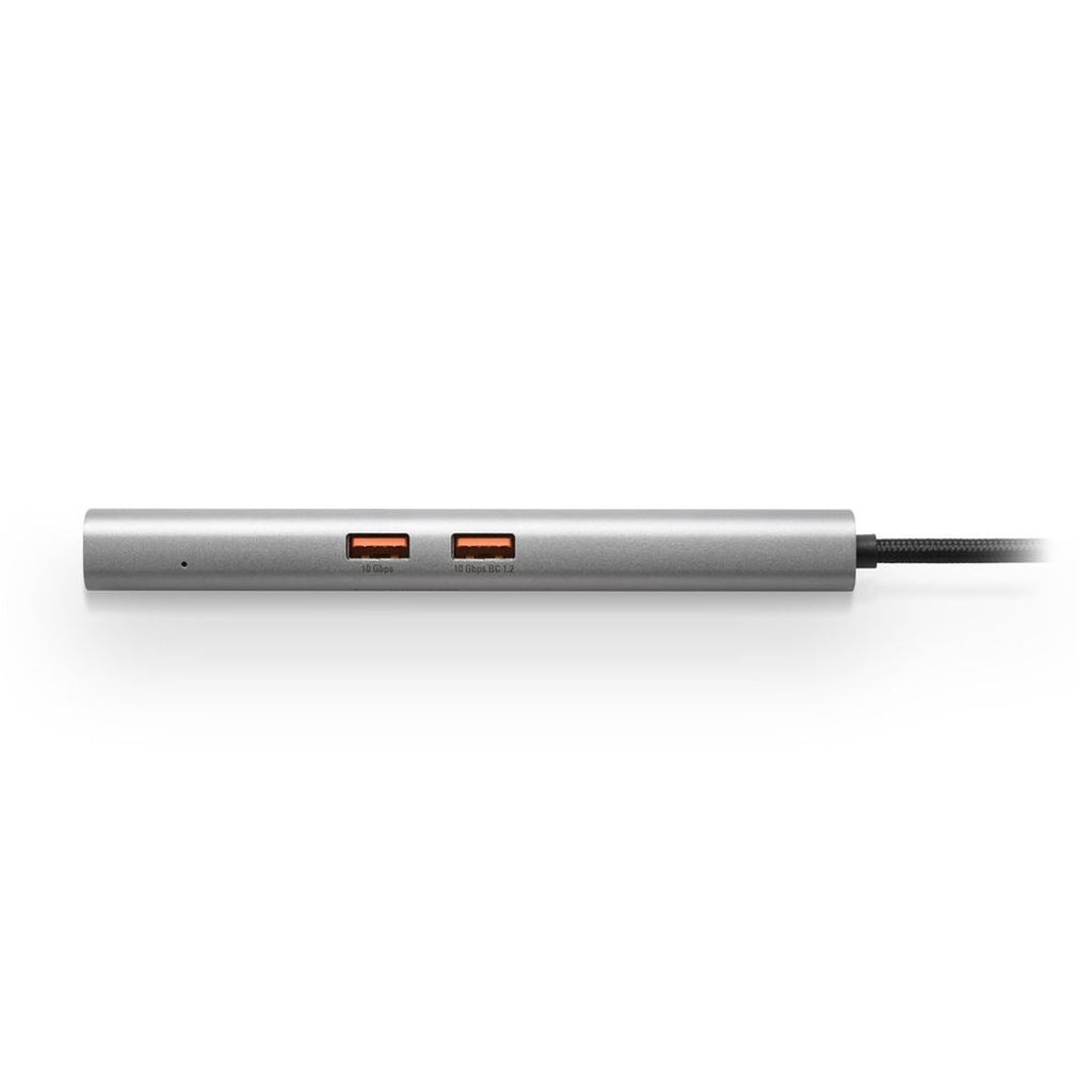 Sharkoon Adaptador USB-C OfficePal Combo HDMI 4K, Ethernet y USB 10 Gbps